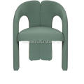 Italian Minimalist living room green Dubet lounge chairs